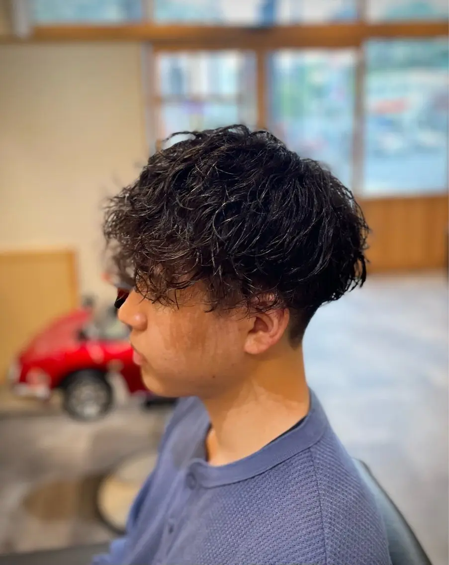 ミディアム パーマ メンズ ミディアムパーマ メンズパーマ 【メンズサロン】樽井 美月のヘアスタイル