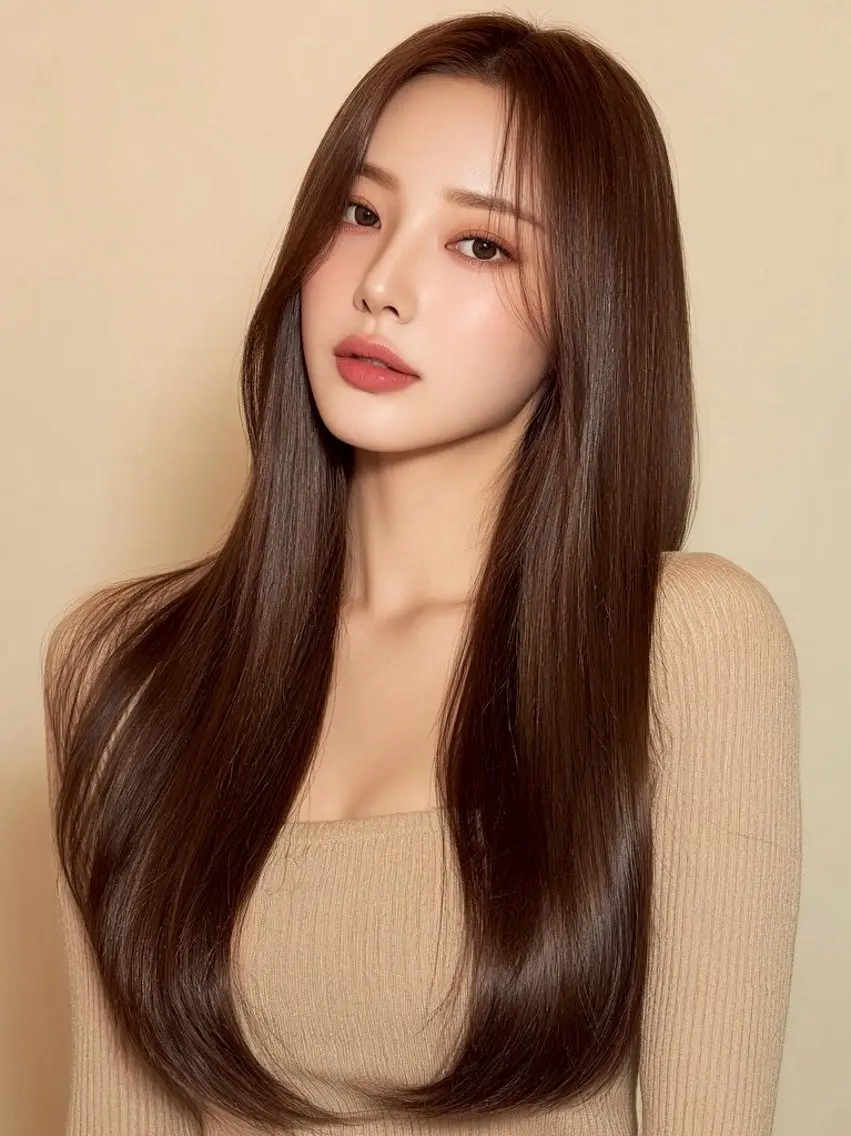 カット+🐬美髪ケア酸性ストレート🐬+トリートメントの写真