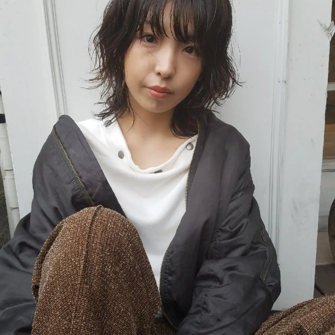 パーマ 🙃 透明感カラー/ボブのヘアスタイル