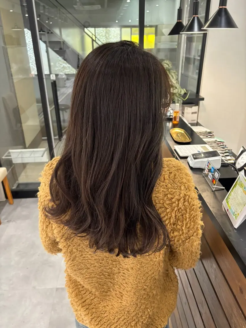 【おすすめNo.5★】voice hair独自髪質改善カラー＋TR￥13200→￥4480の写真