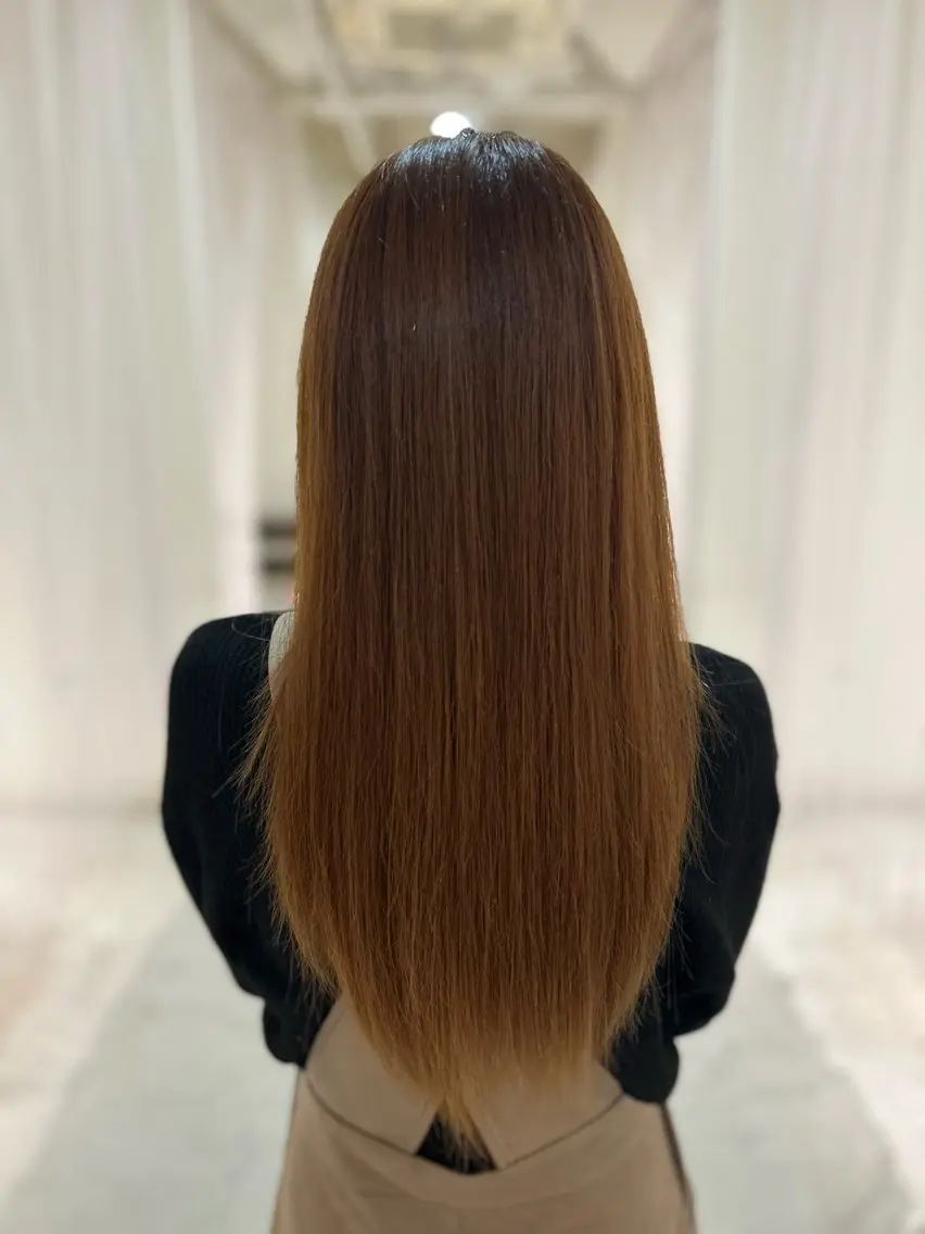 ロング カラー ヘアカラー 森本 愛未のヘアスタイル