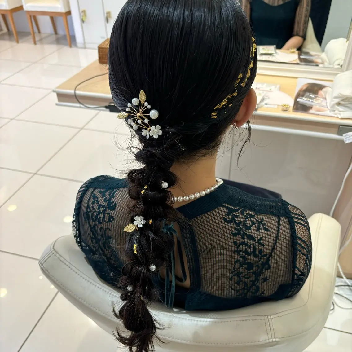 ロング ヘアアレンジ ヘアセット 宮永 璃沙のヘアスタイル