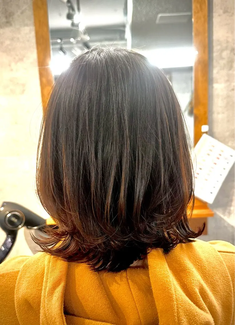 ミディアム 平川 美咲のヘアスタイル