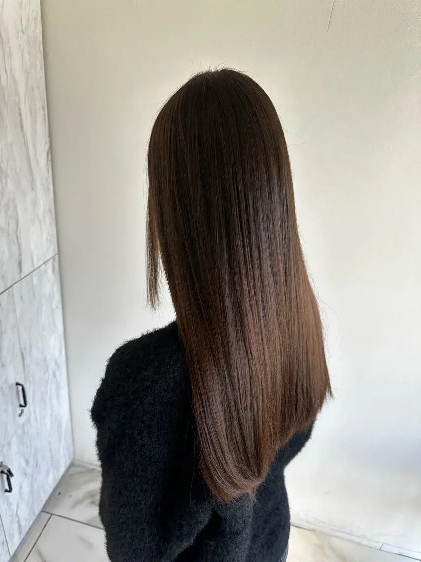 ロング カラー むっちー/超高濃度 水素髪質改善サロンのヘアスタイル