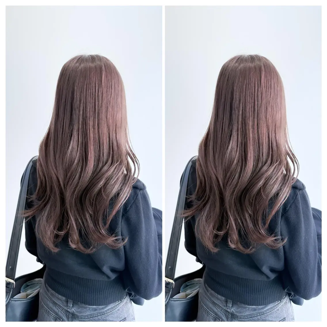 カラー ロング アッシュ アッシュブラウン ブリーチ ブラウンカラー ダブルカラー 透明感カラー /タツトミ　🫧のヘアスタイル