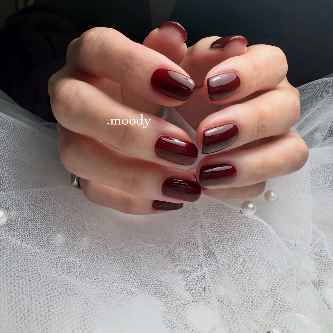 ネイル ワンカラーネイル .moody ナナのネイルデザイン