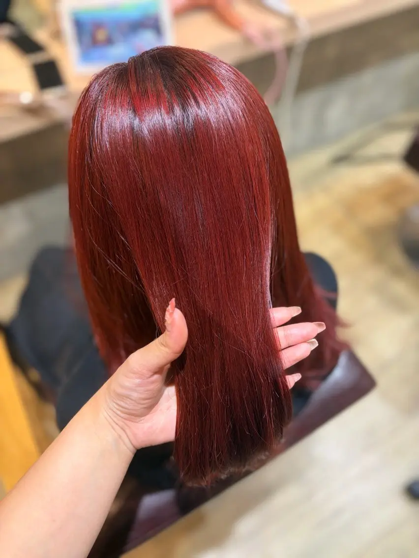 セミロング カラー ブリーチ ヘアカラー kaede🐑🌟 CIEL四条河原町のヘアスタイル