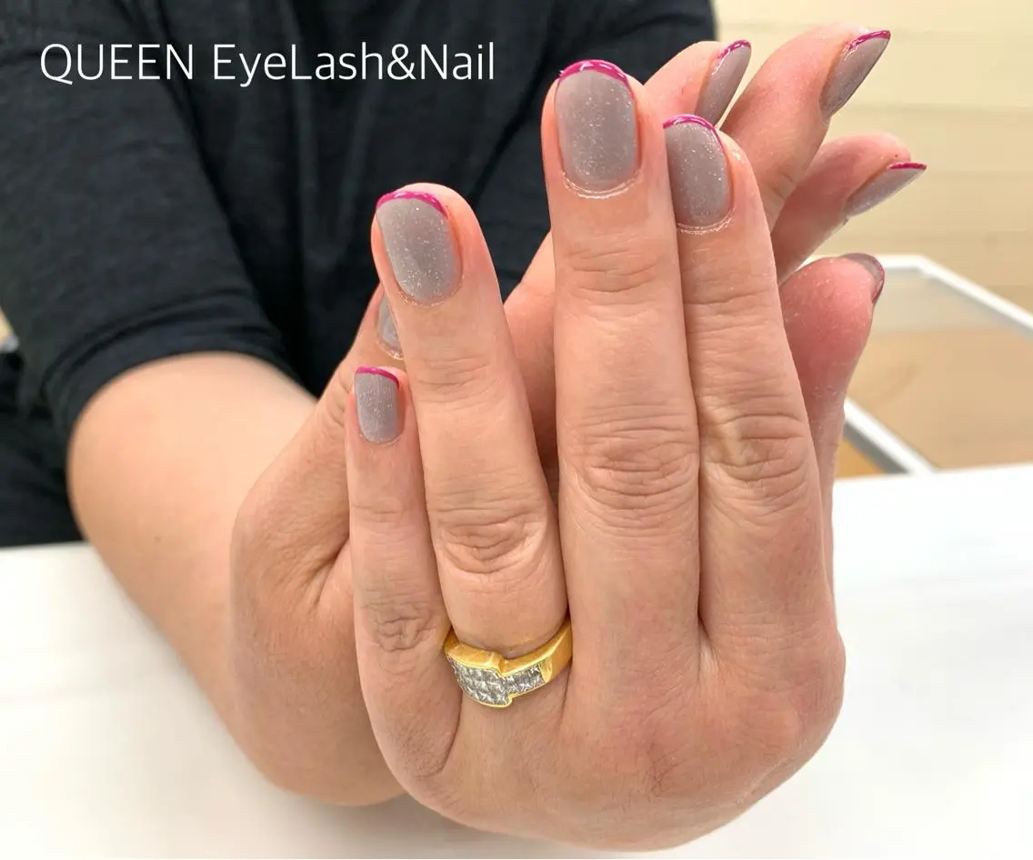 ミディアム カラー ネイル Bloom Nailのネイルデザイン