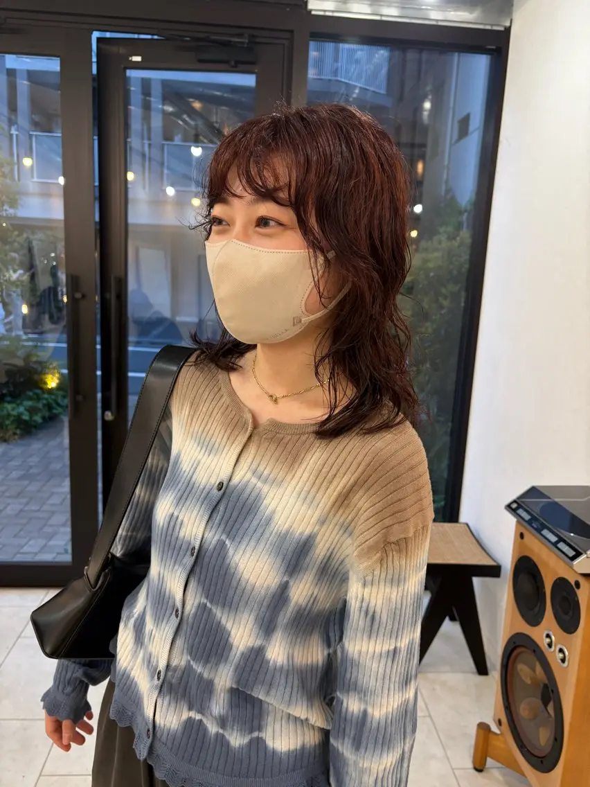 bangs cut & bangs perm / 前髪カット&前髪パーマ.顔まわりパーマの写真