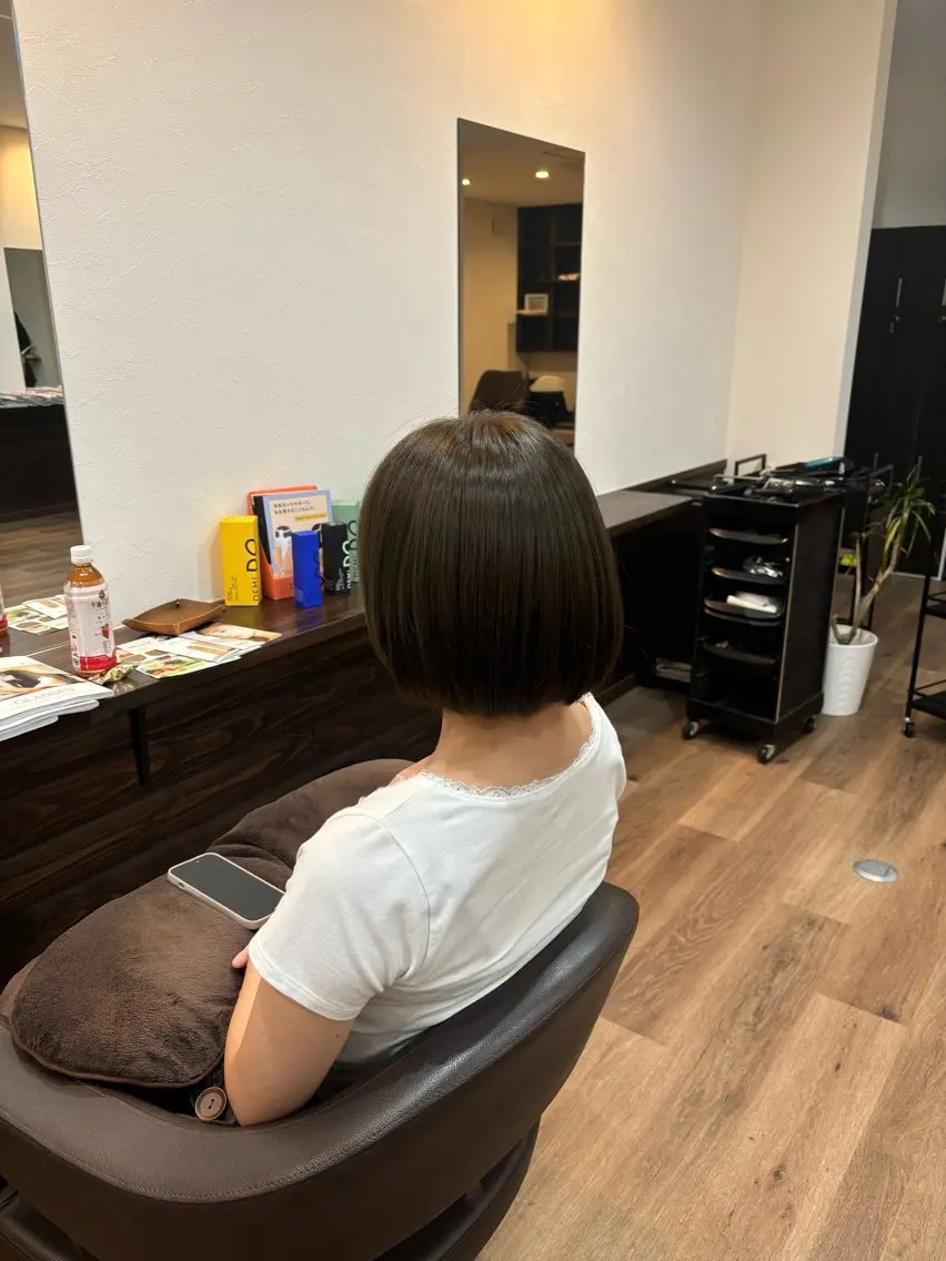 ショート カラー BELSTA 遠藤亜実のヘアスタイル