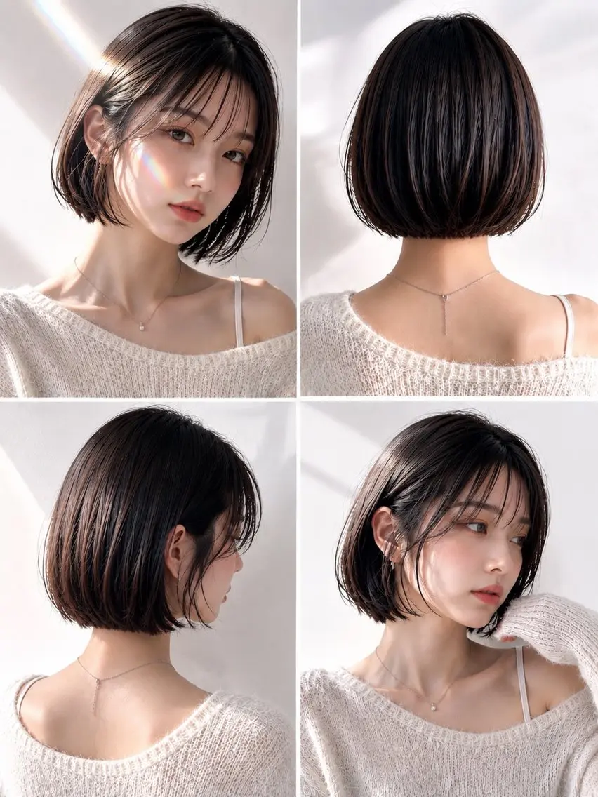 ショート ボブ Sasa カラーモデル募集中のヘアスタイル