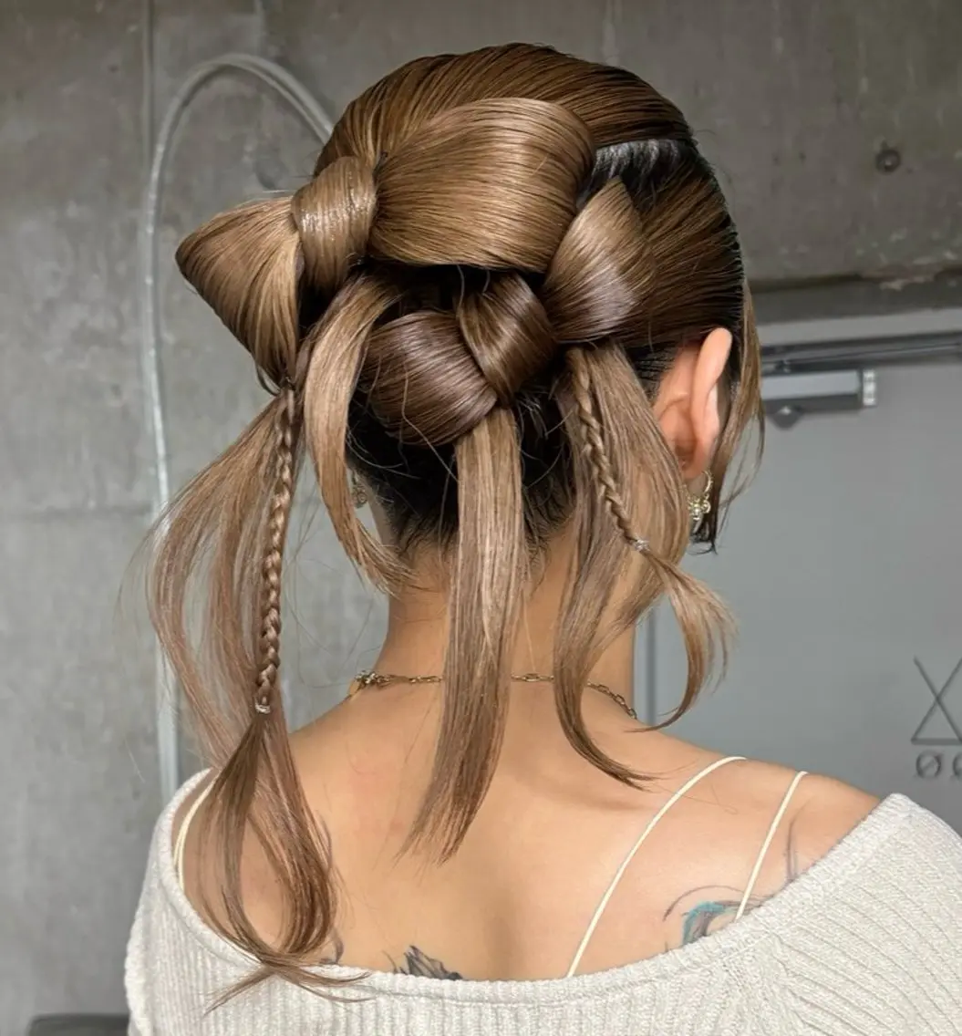 ヘアアレンジ ヘアセット ヘアアレンジ/ カラー❤️miyuuのヘアスタイル