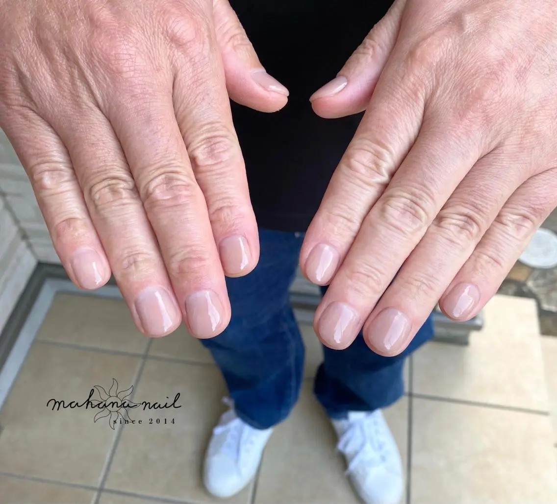 ネイル ワンカラーネイル mahana nailのネイルデザイン