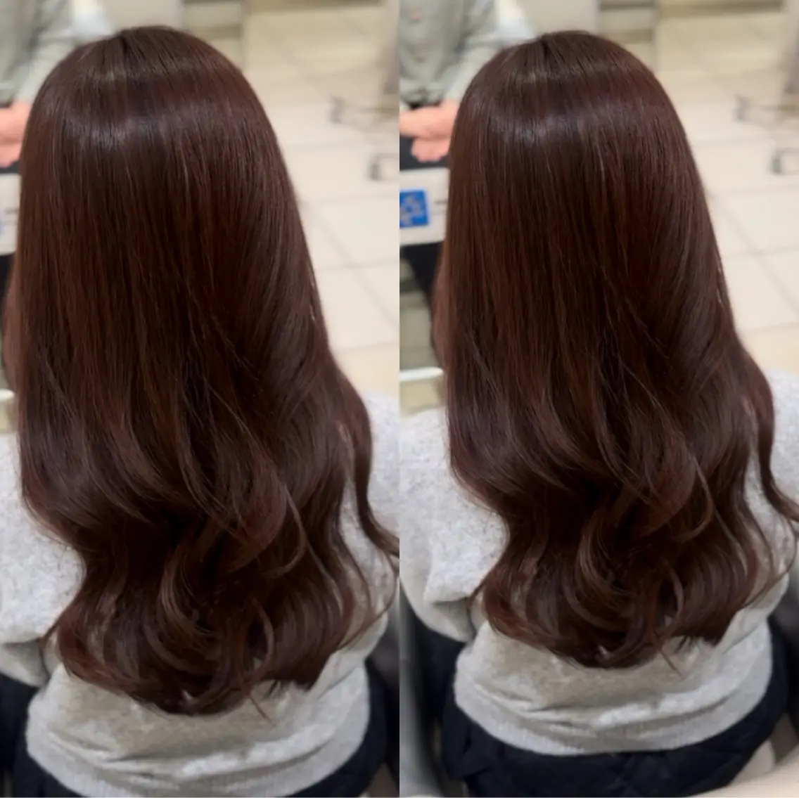 ロング カラー カット ヘアカラー 海希/ブリーチ透明カ ラー/レイヤーカットのヘアスタイル