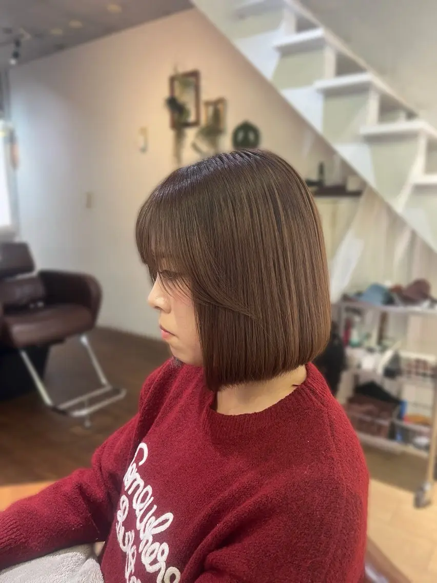 ボブカット🍎【2stepトリートメント付き🫧】の写真