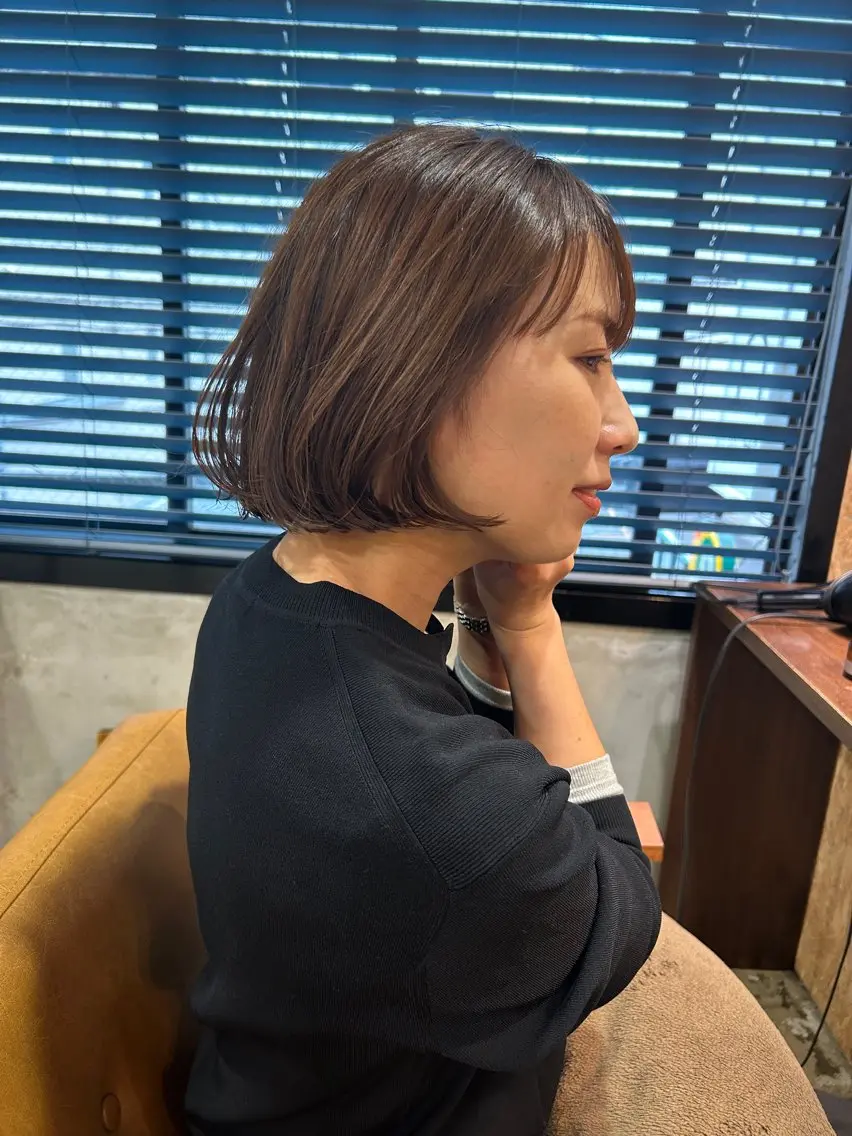 ショート パーマ カット パーマ ayane⭐️ボブ・ ショート・パーマのヘアスタイル