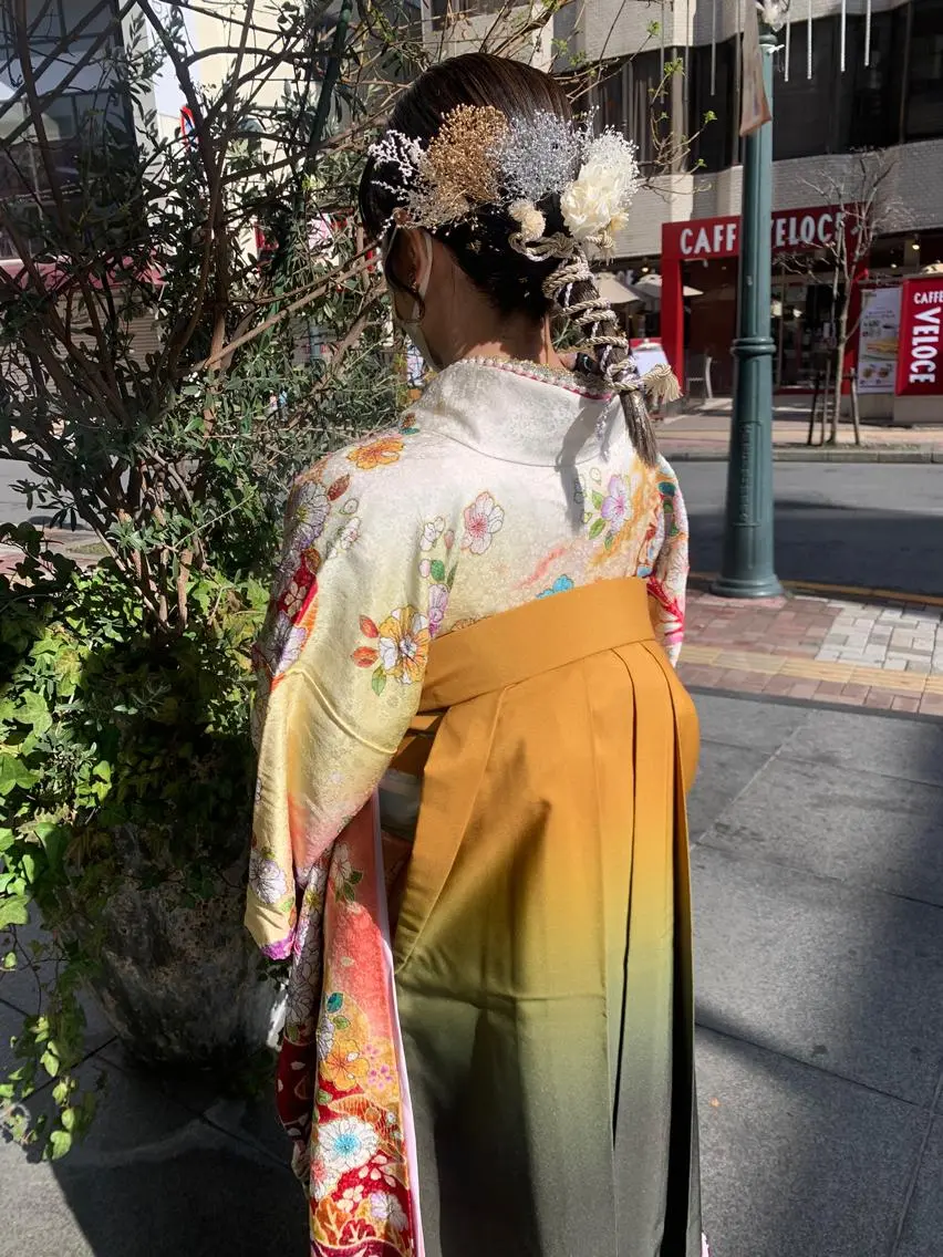 【♡卒業式♡】袴着付け🌼の写真