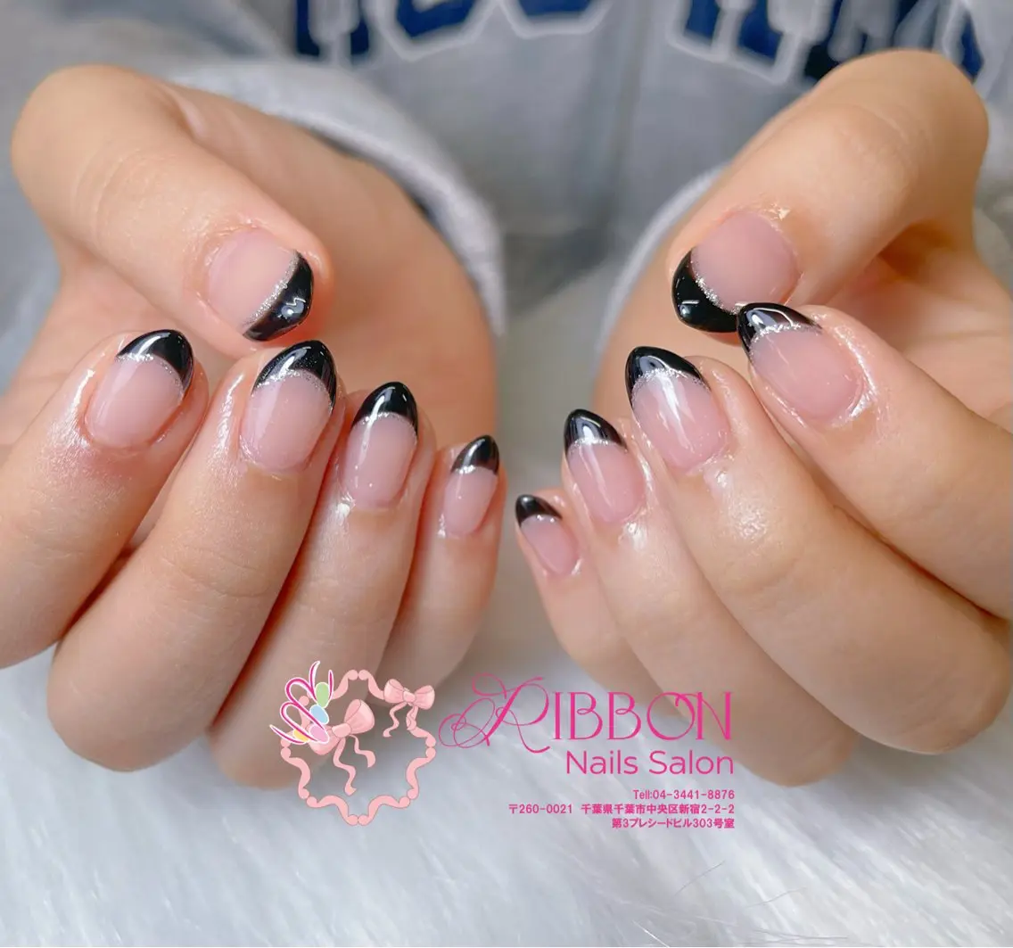 ネイル フットネイル フレンチネイル ジェルネイル 韓国ネイル マグネットネイル ハンドネイル Ribbonnail salonのネイルデザイン