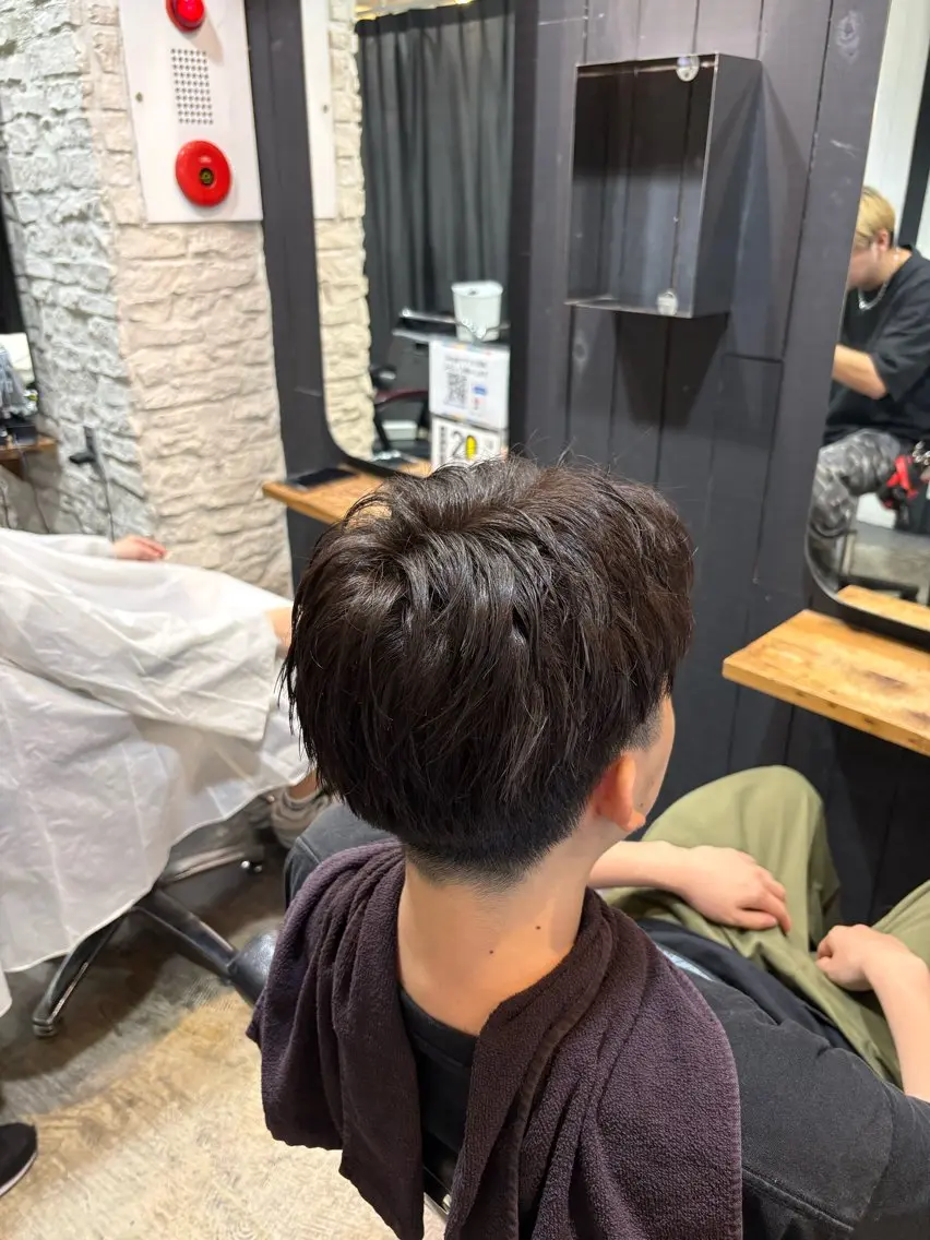 カラー メンズ ヘアカラー 今枝 優斗のヘアスタイル