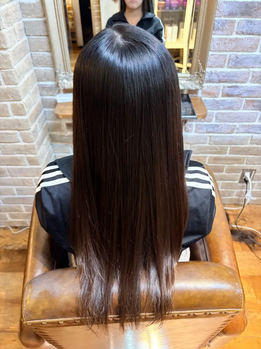 ロング 縮毛矯正 Soulag鶴見 Sora💈のヘアスタイル
