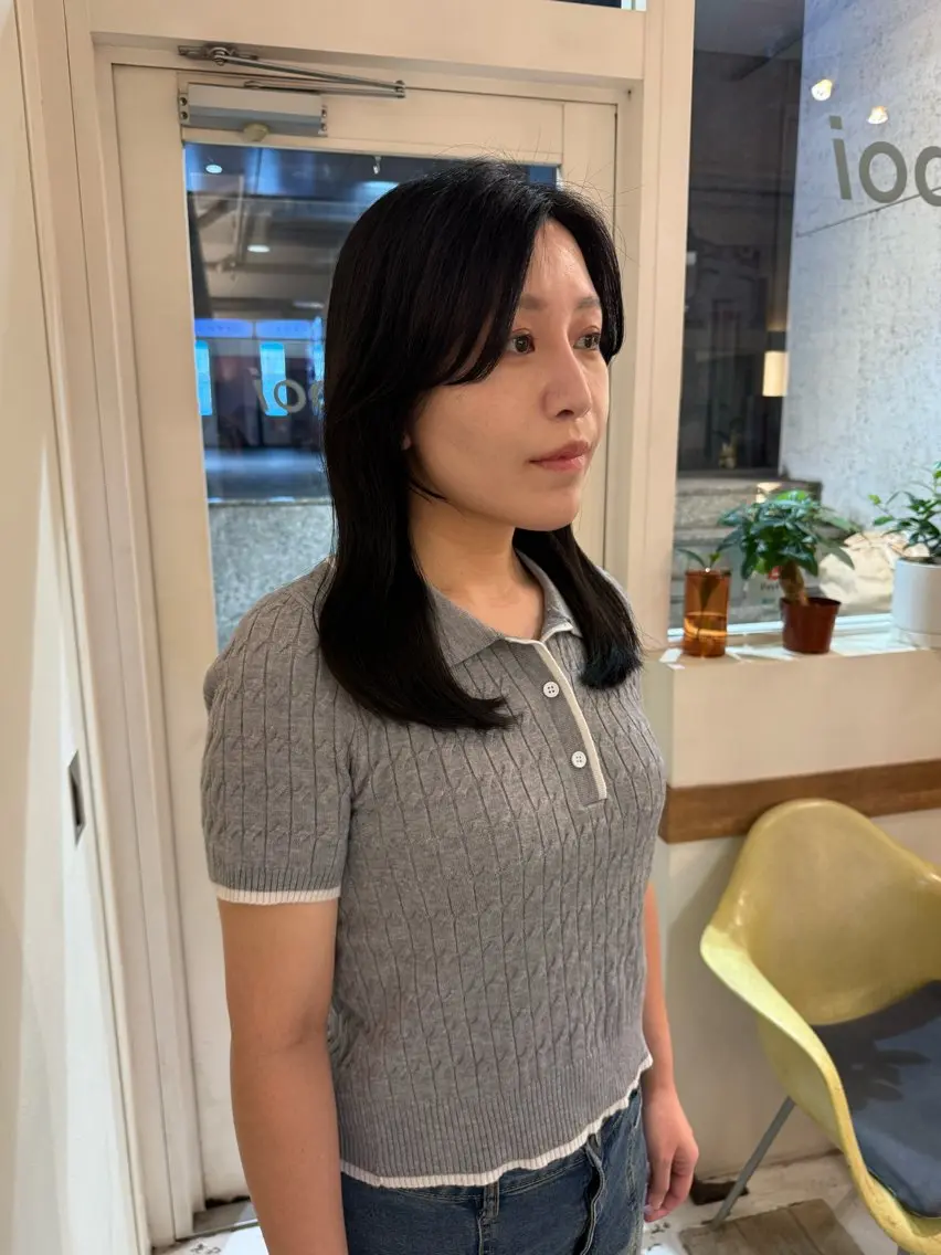 セミロング sakura カットモデル募集💖のヘアスタイル