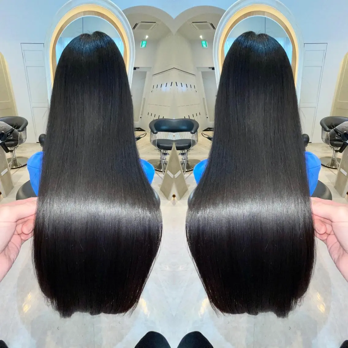 ロング トリートメント 佐々木 裕一のヘアスタイル