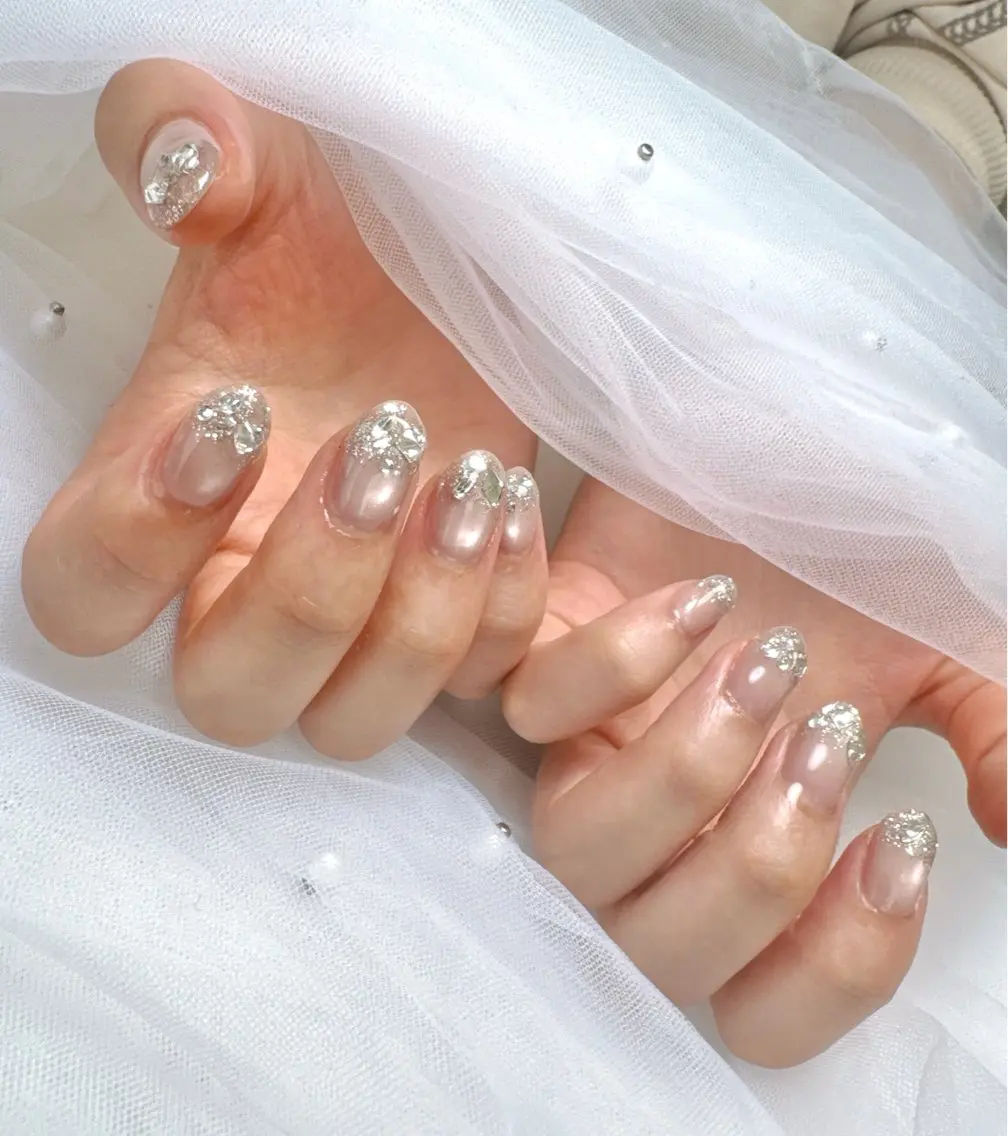 ネイル 持ち込み ハンドネイル Queeens nailのネイルデザイン