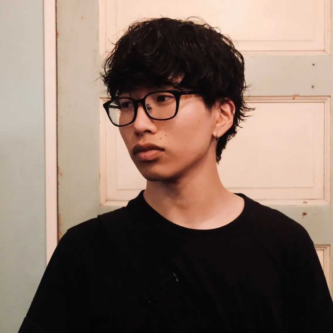 ショート メンズ カット パーマ 濱口 ジュニオルのヘアスタイル