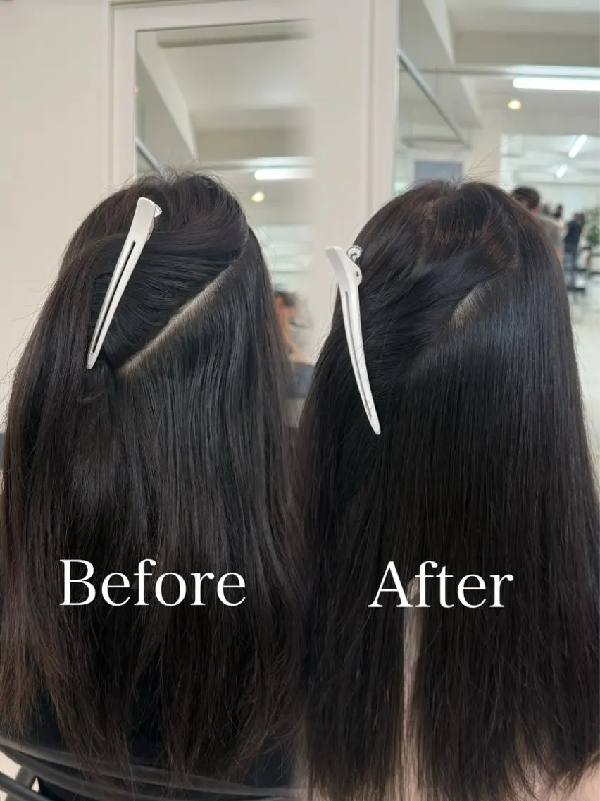 ロング りきと🦋河原町 縮毛矯正/艶カラーのヘアスタイル
