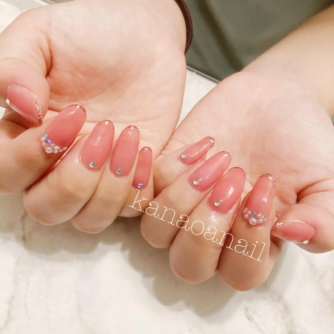 ネイル 地爪育成💅 kanaoanailのネイルデザイン