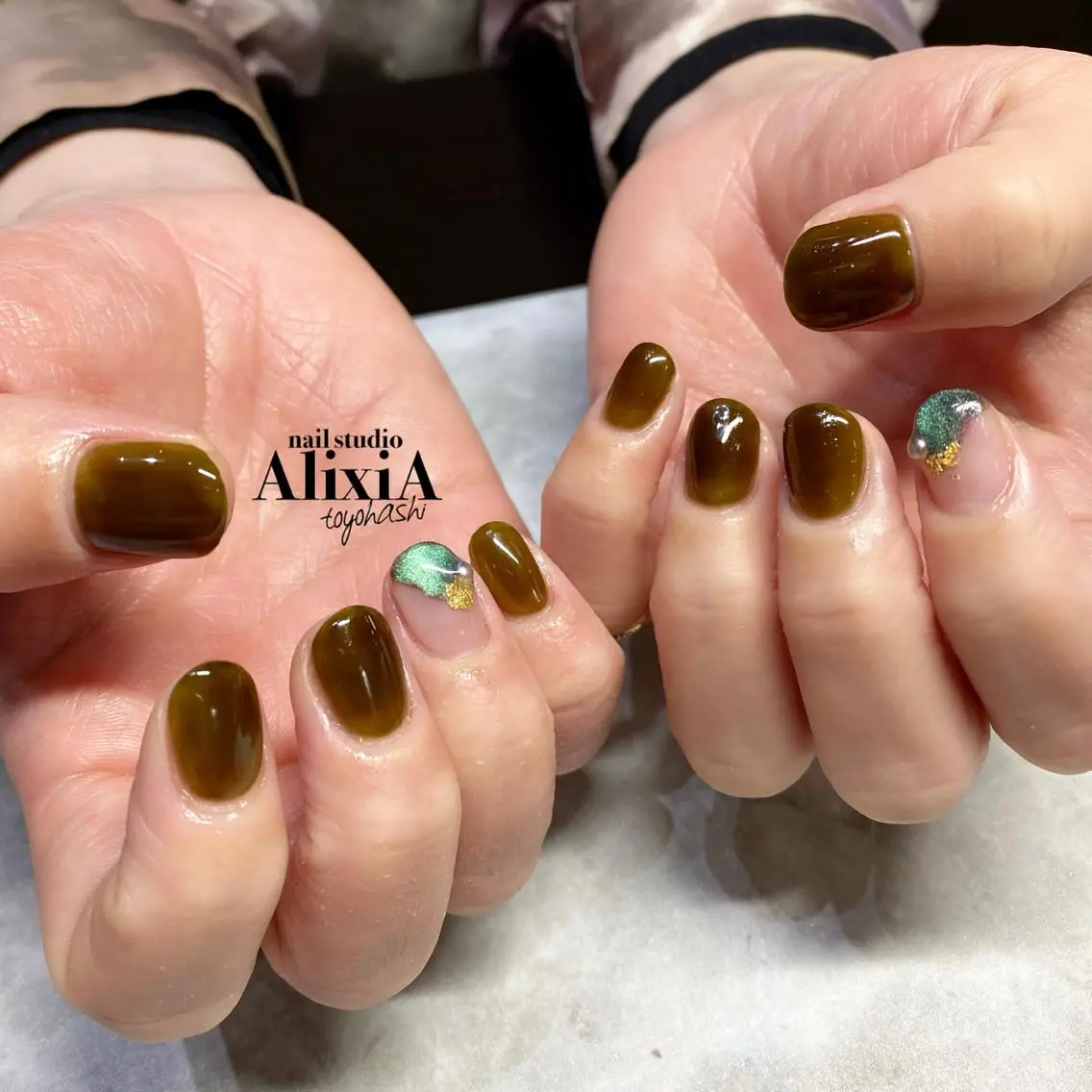 ネイル ハンドネイル AlixiA ゆみのネイルデザイン