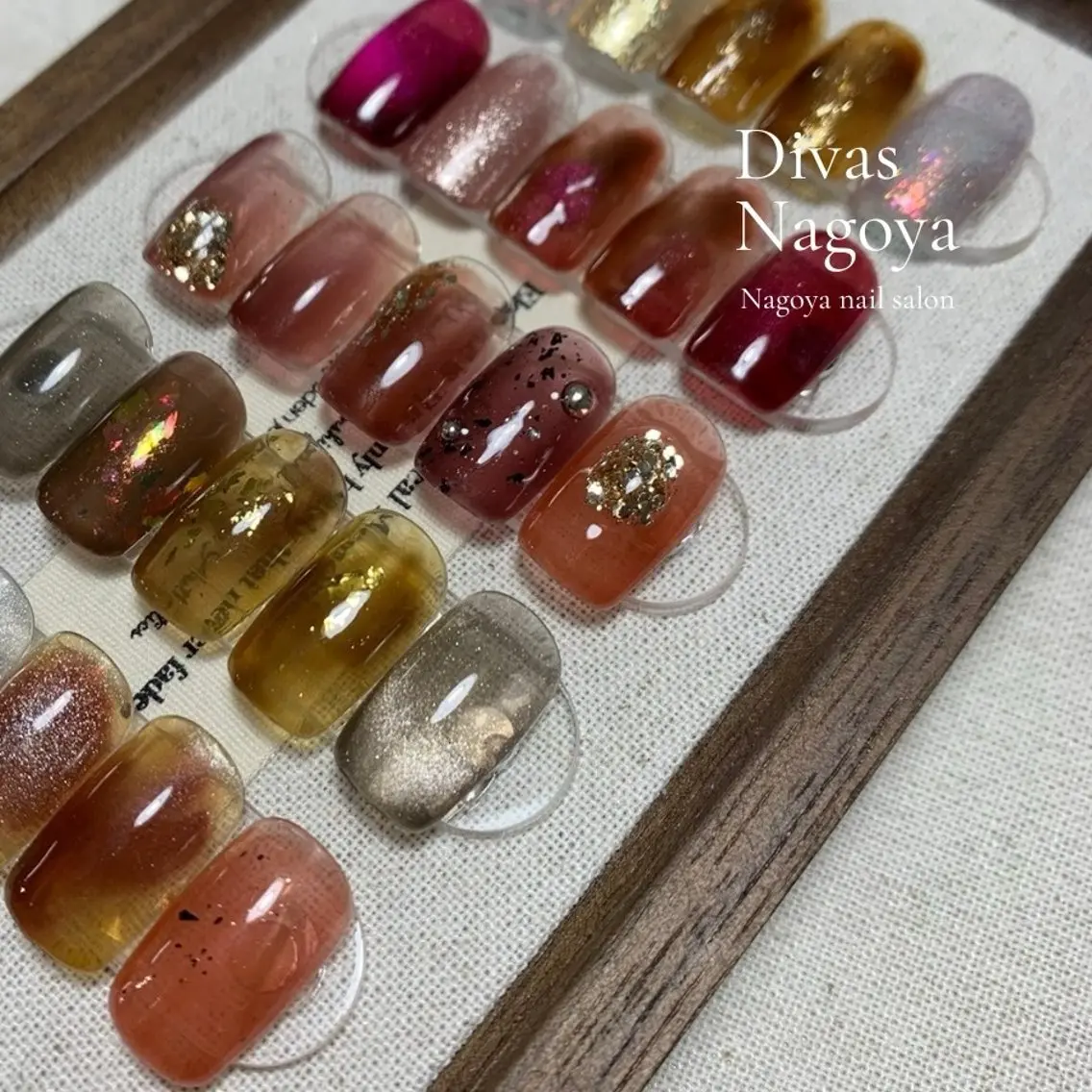 🍂🍂マグネット×べっ甲デザインの写真