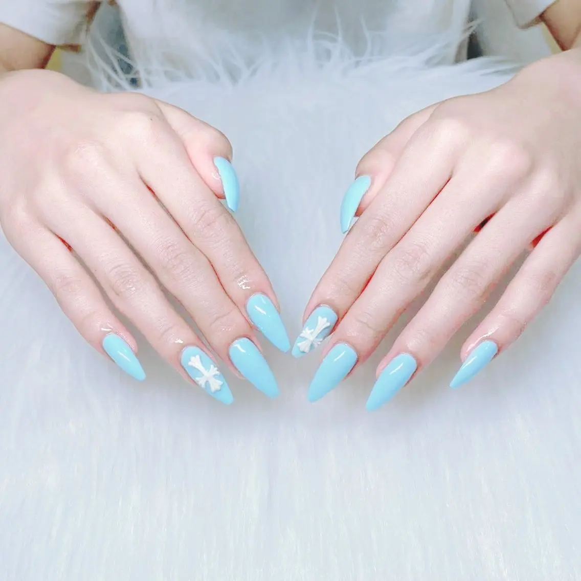 ネイル ジェルネイル ガーリー 韓国ネイル 持ち込み ワンホンネイル ハンドネイル GOHOUBI Nail 心斎橋店のネイルデザイン