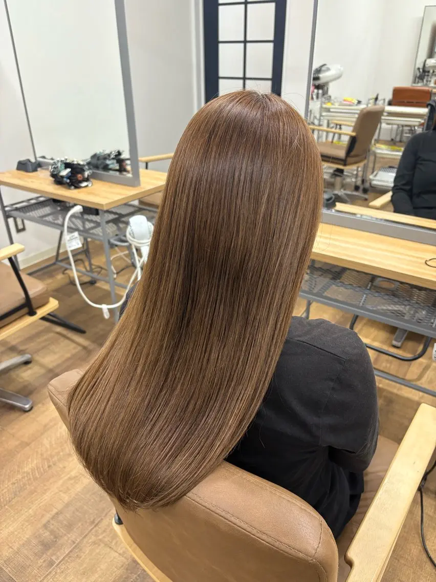 ロング カラー カット ヘアカラー Sakura-YUC CA-モデル様募集中のヘアスタイル