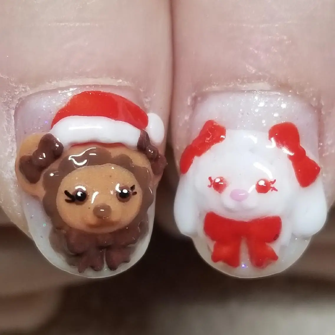 ネイル 冬ネイル クリスマス ハンドネイル よしだ ひろきのネイルデザイン