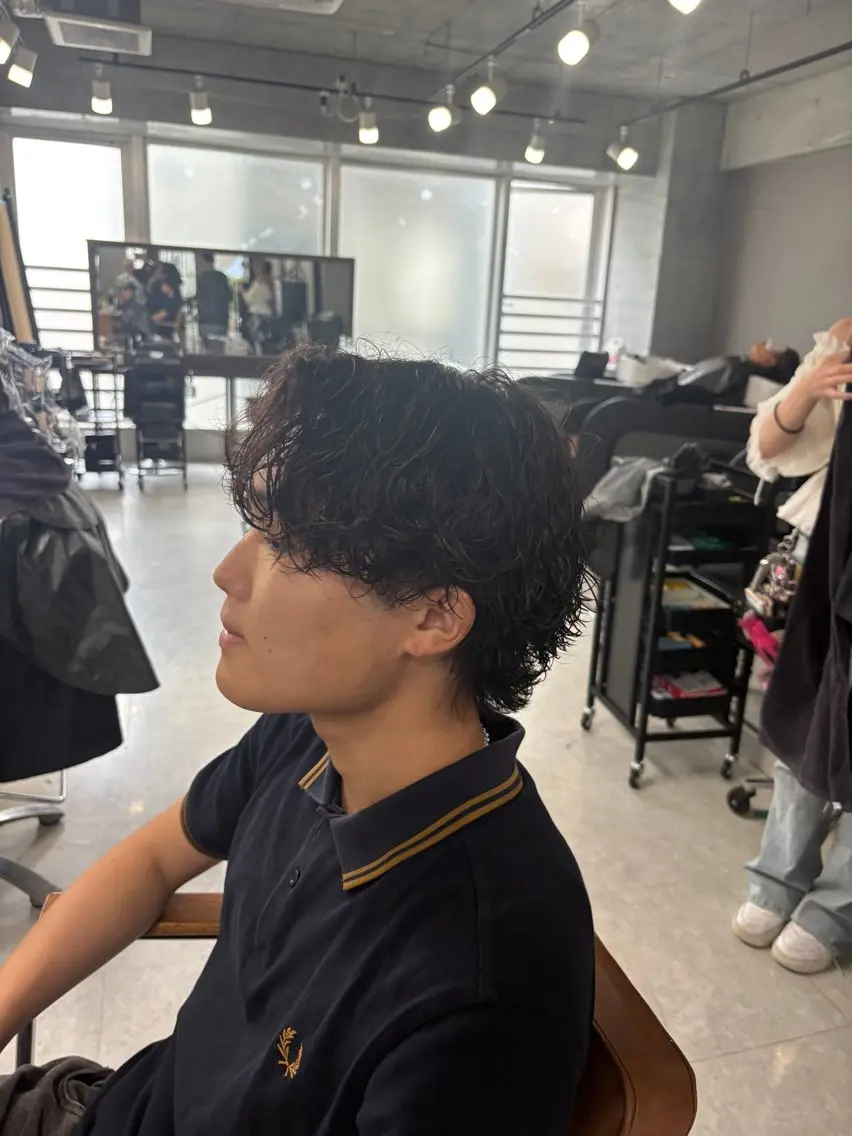 パーマ メンズ 下北沢メンズパーマ 特化園田　楓莉のヘアスタイル