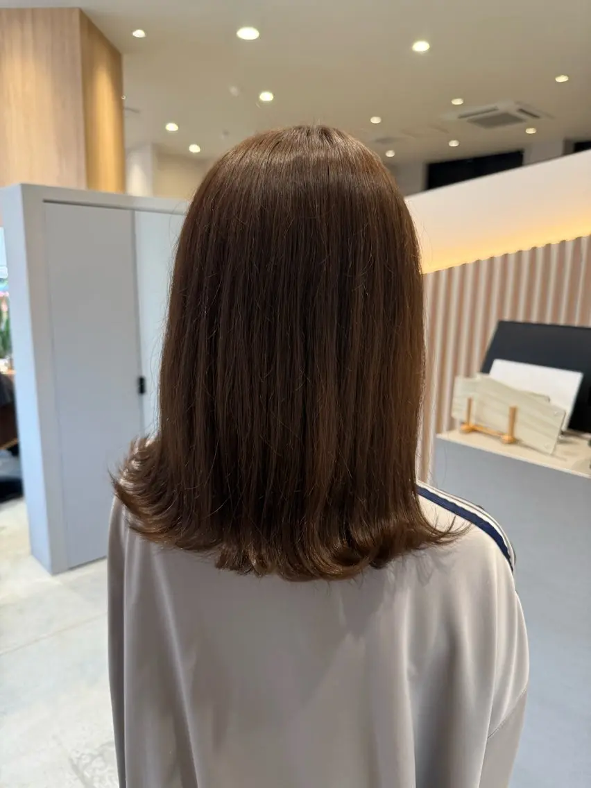 カラー ヘアカラー トリートメント 馬場 美咲のヘアスタイル
