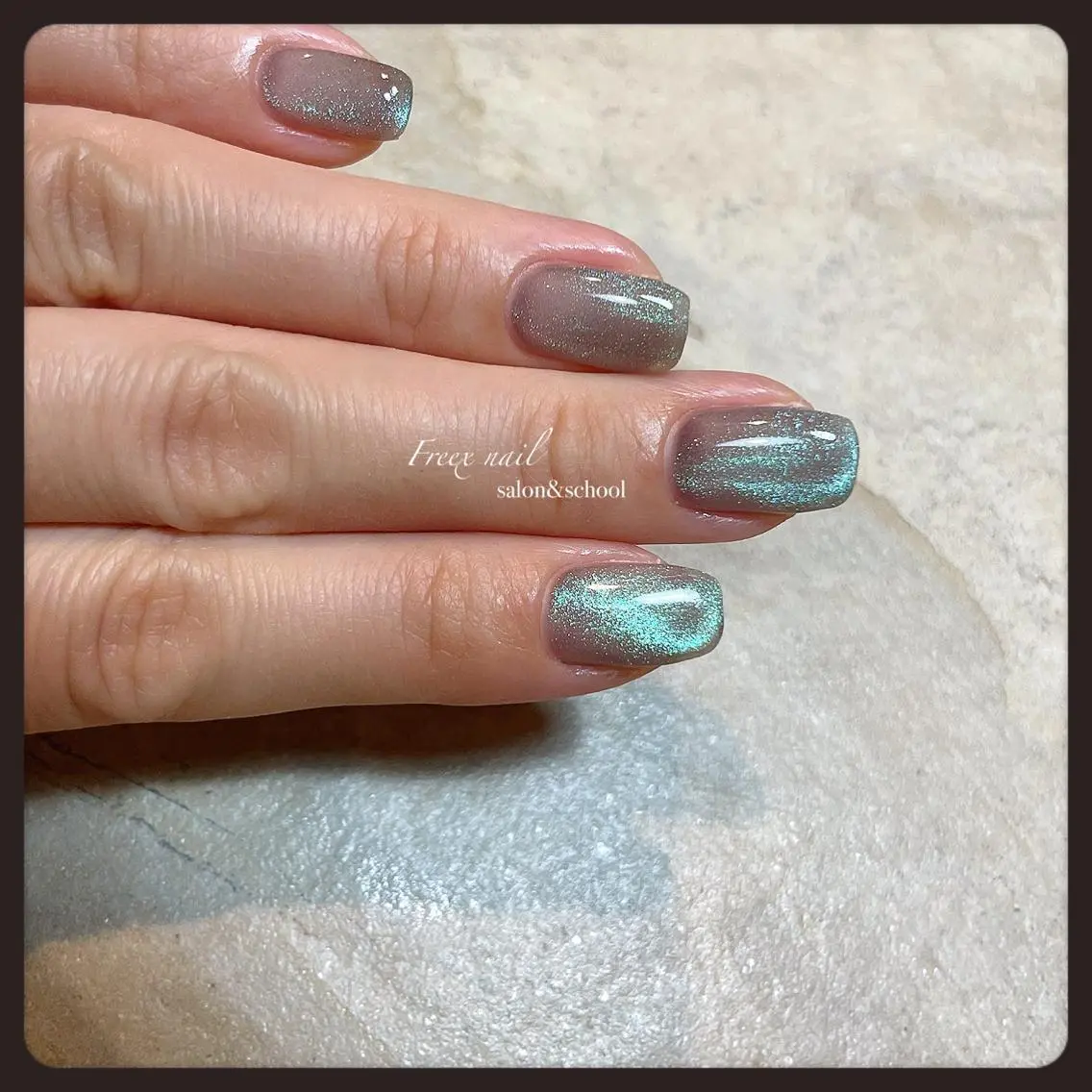 ネイル マグネットネイル ハンドネイル ハンドケア freex nail /ニュアンス/個性派のネイルデザイン