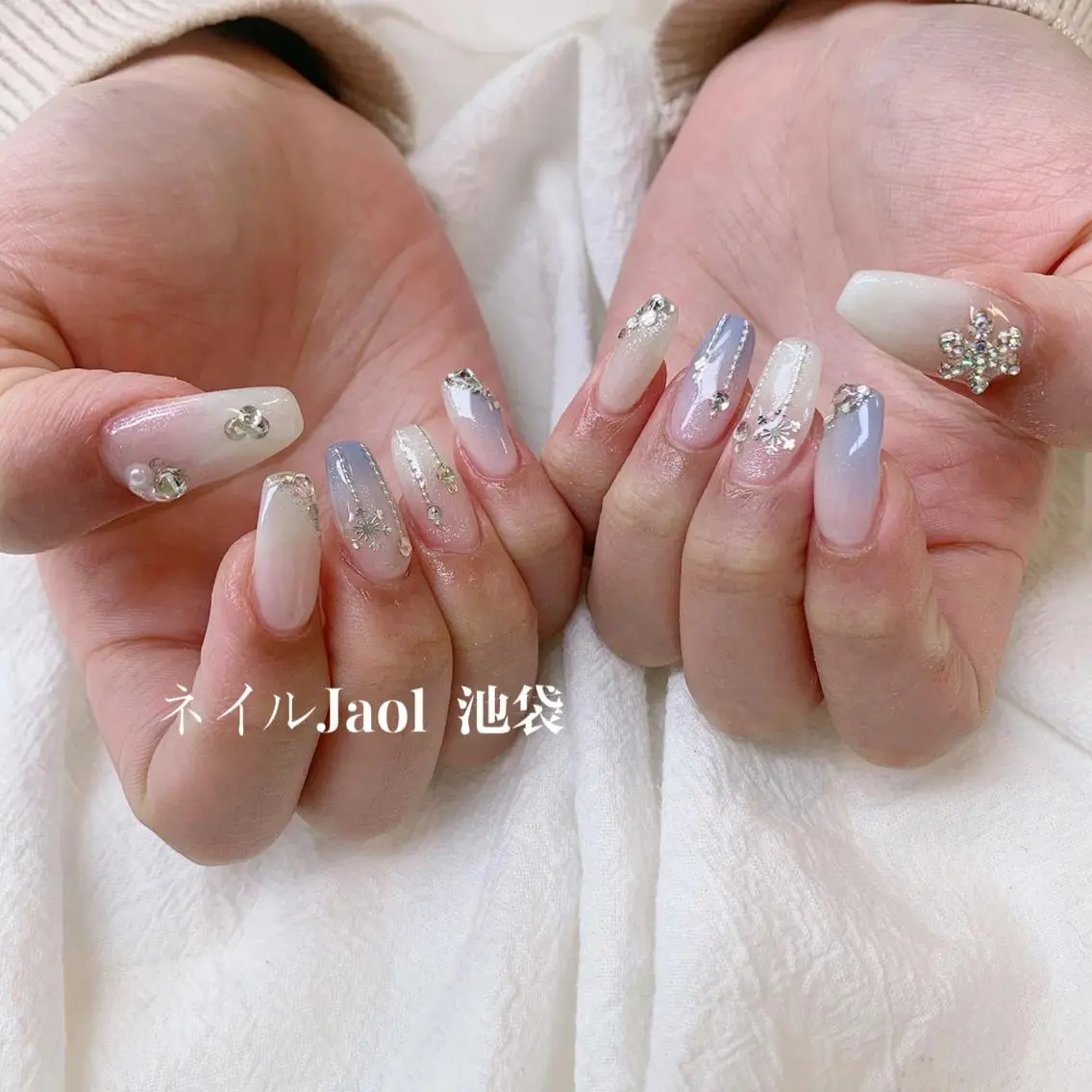 ロング ネイルJaol 池袋のネイルデザイン