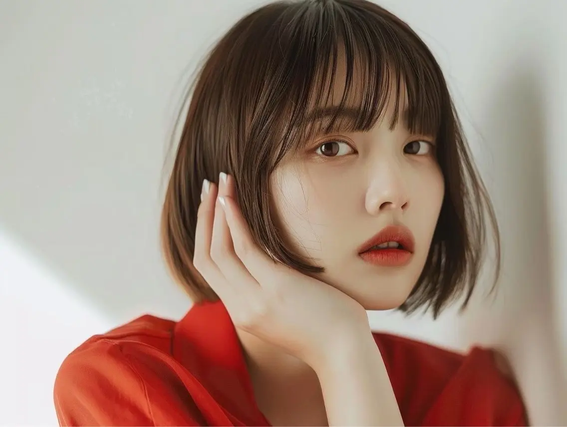 ショート カット ヘアカラー トリートメント Laffin. 喜永のヘアスタイル