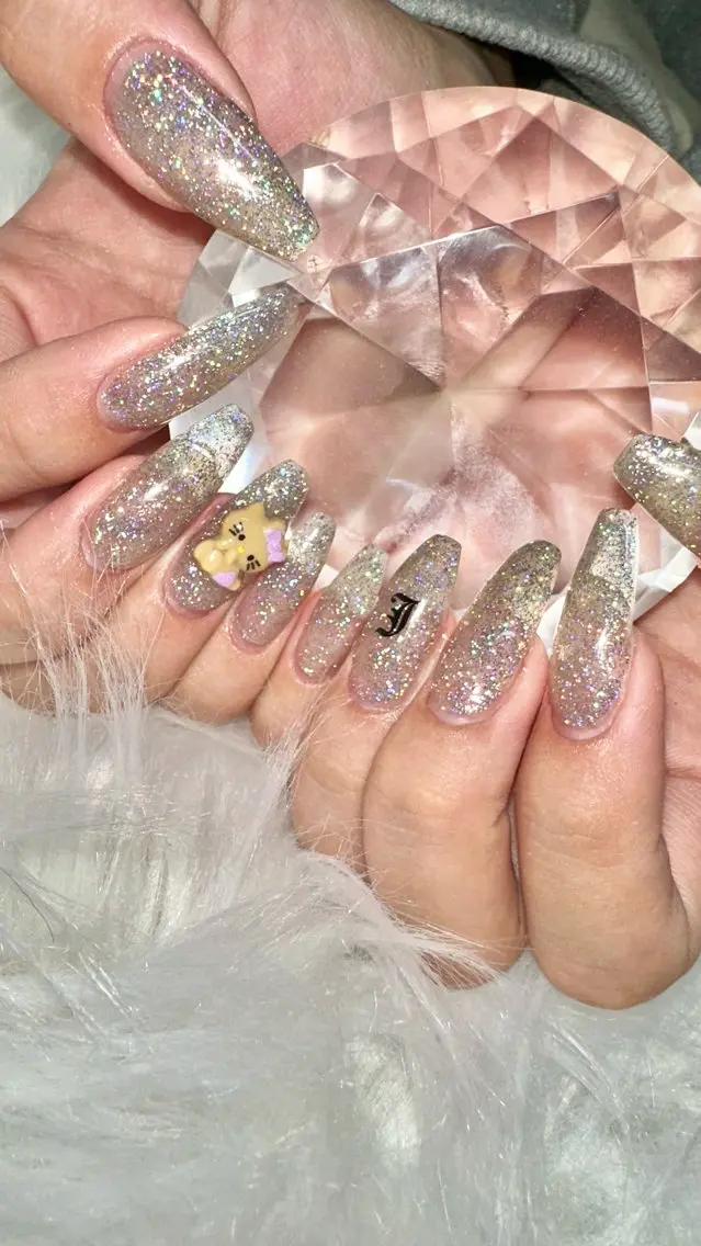 ネイル ロングネイル ハンドネイル 🤎CHARME NAIL🤎のネイルデザイン