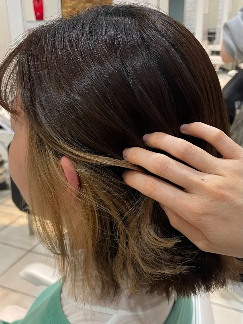 ミディアム カラー ヘアカラー 🏰縮毛矯正 🏰NOAのヘアスタイル