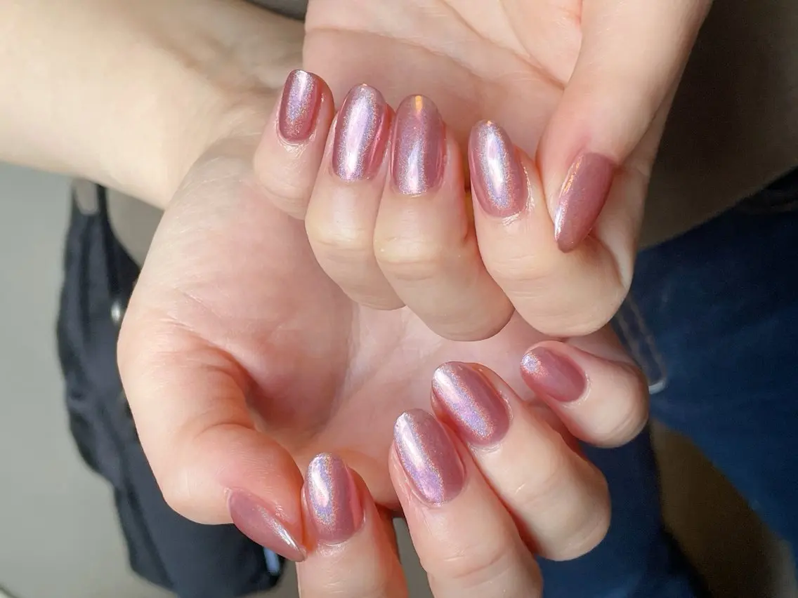 ネイル オーロラネイル 桜ネイル フラワーネイル フットネイル フレンチネイル ハンドネイル mogunail &blowのネイルデザイン