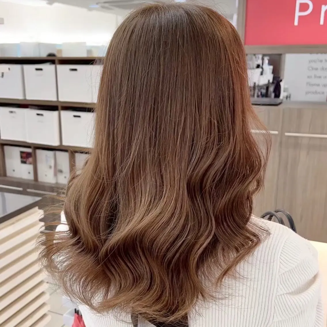 ロング カラー 縮毛矯正/ワンカラー モデル募集🫧羽夏のヘアスタイル