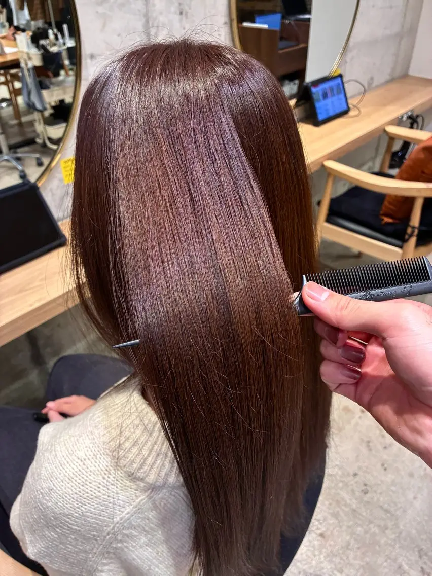 カラー ブラウンカラー ショコラブラウン garden 松浦颯吾のヘアスタイル