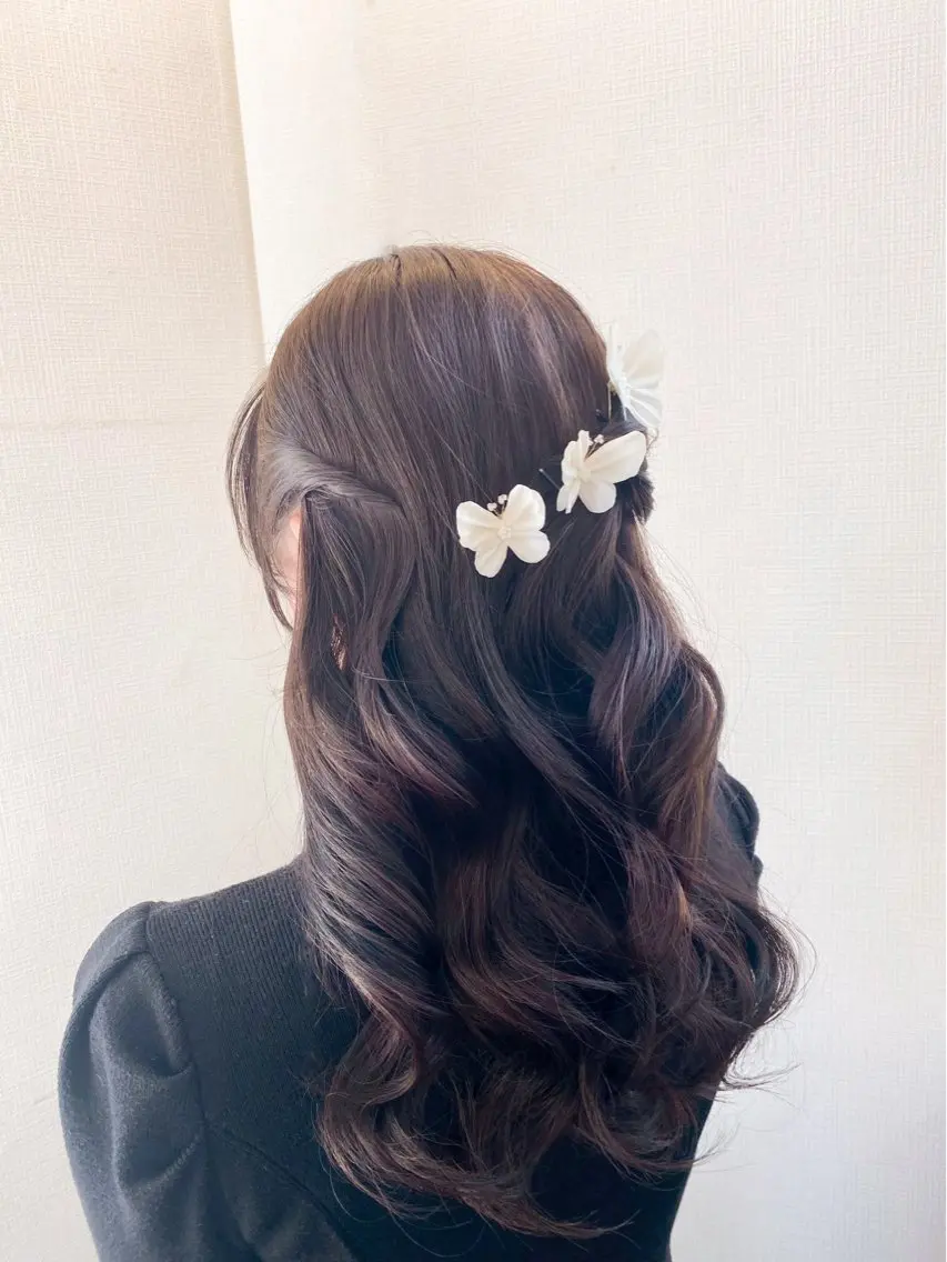 ヘアアレンジ ヘアセット hair make もりした　ゆうのヘアスタイル