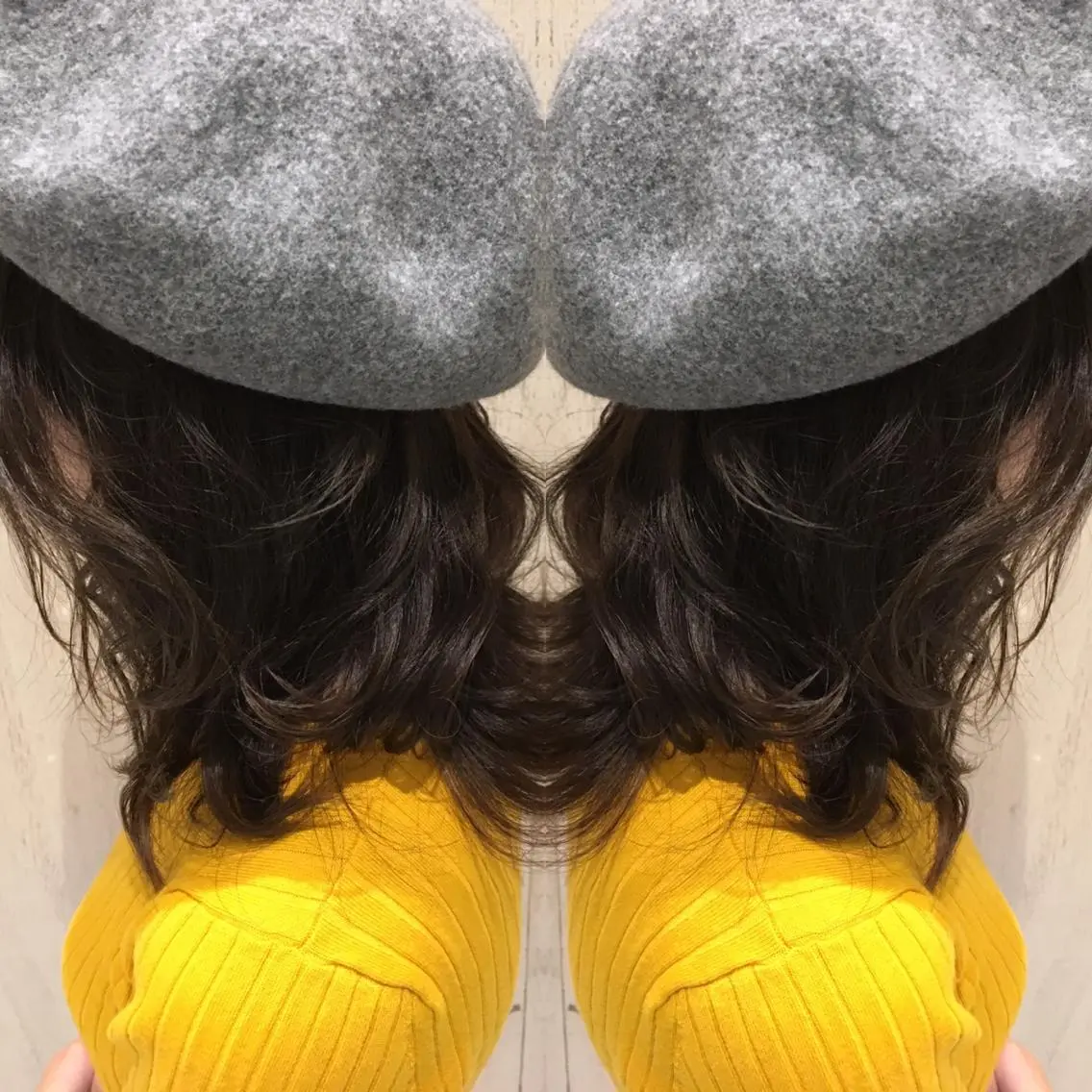 ミディアム カラー 土屋 ゆうこのヘアスタイル
