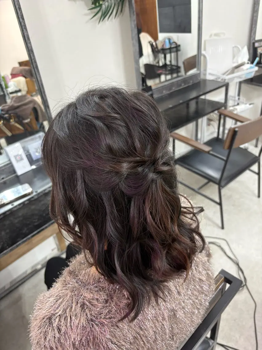 ミディアム Iio Renaのヘアスタイル