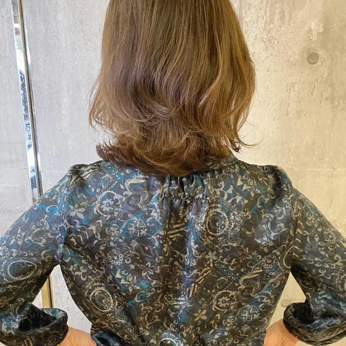 ミディアム カラー カット ヘアカラー トリートメント 田室 和幸のヘアスタイル