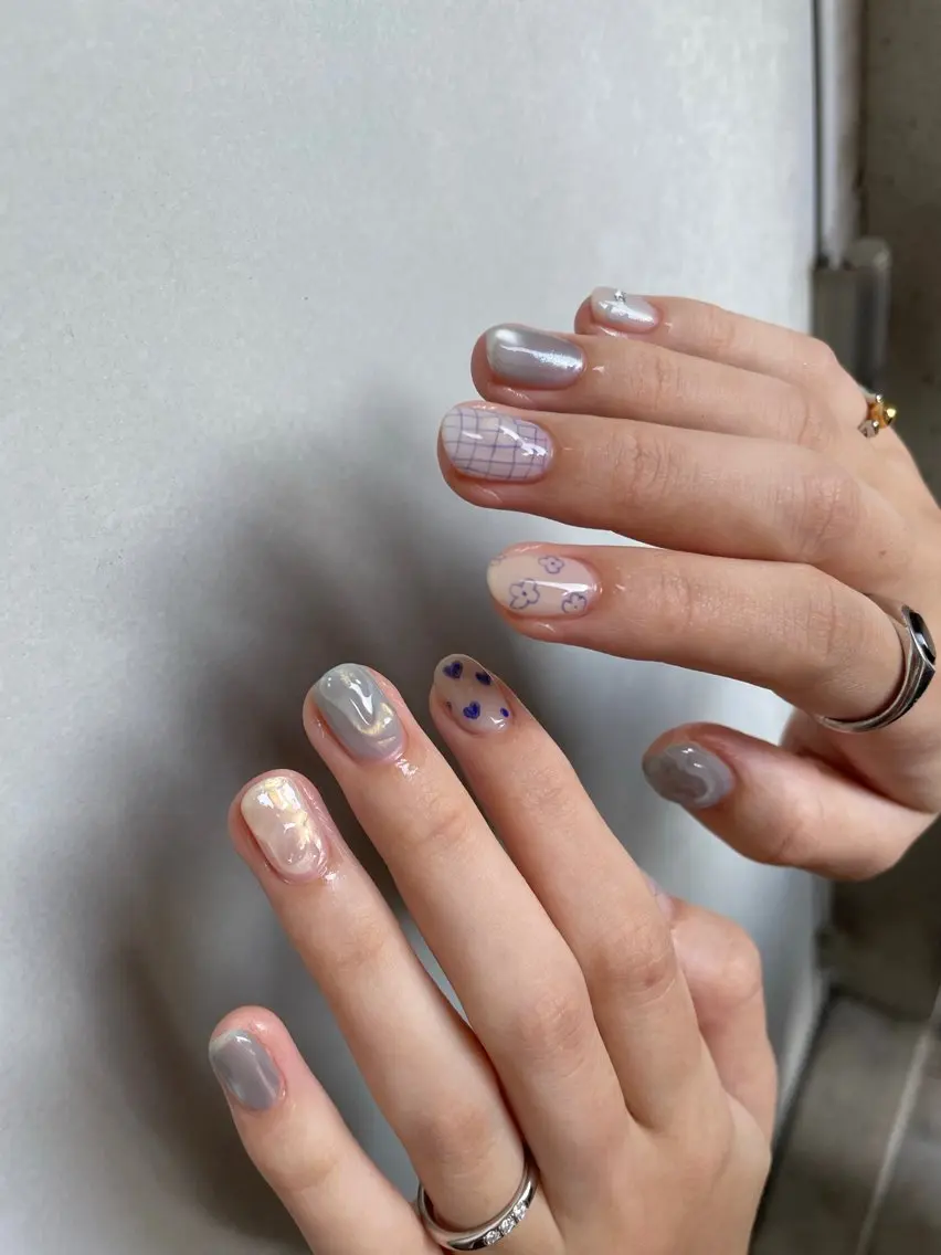 ネイル ニュアンスネイル Manon Yuiのネイルデザイン